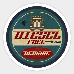 Diesel Fuel Sticker